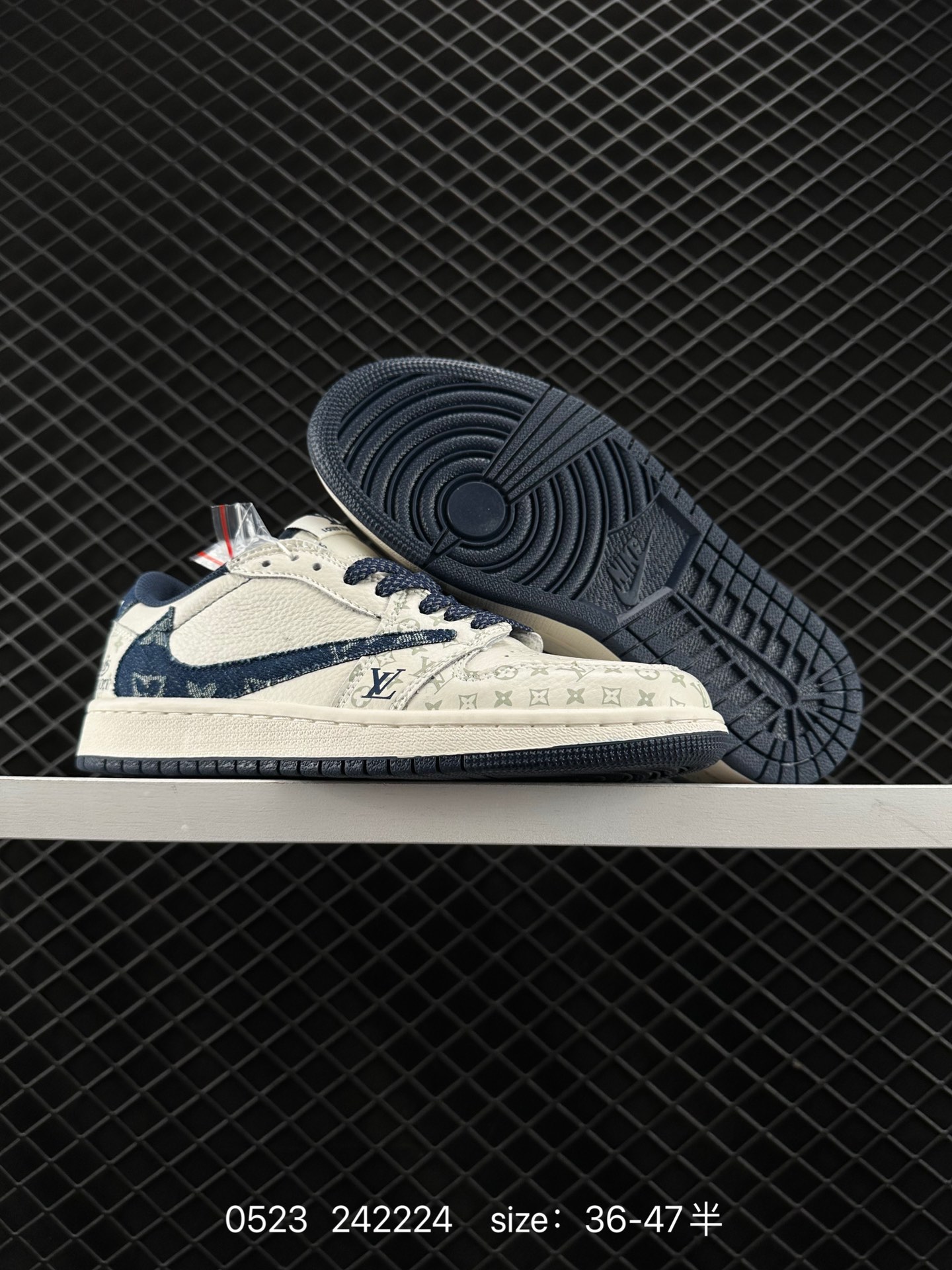 Louis Vuitton x Travis Scott x Nike Air Jordan 1 Low OG SP